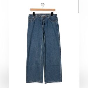 STILL HERE JEANS Blue Wide-Leg Jeans